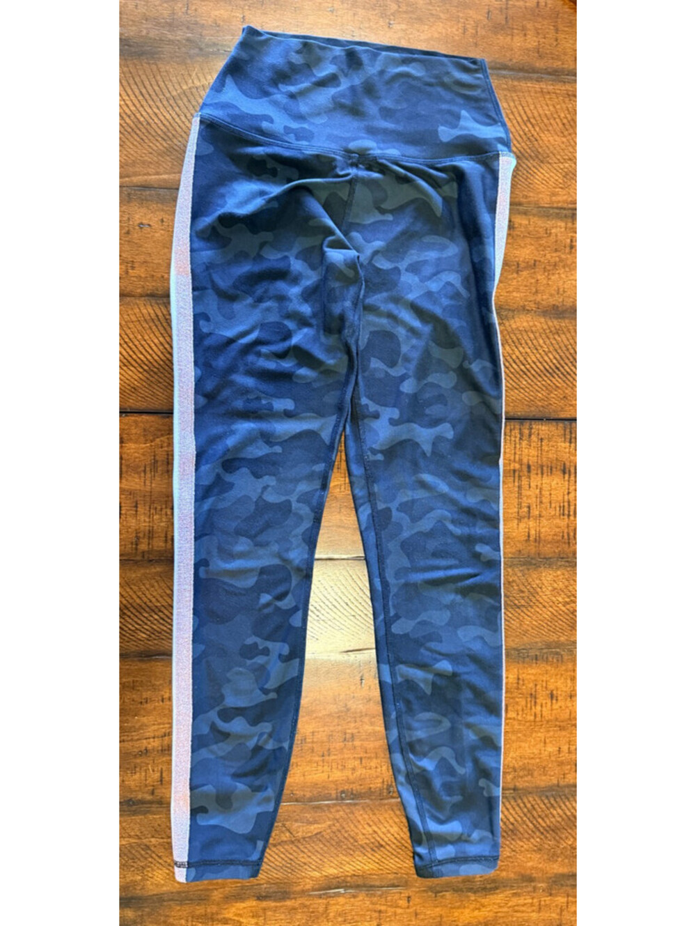 Spiritual Gangster XS Camo High Rise Leggings Pink Side Stripe Black